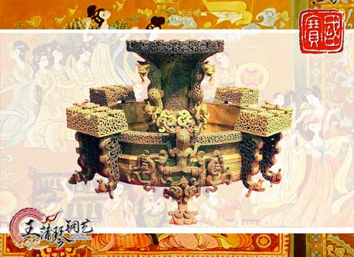 銅尊盤，曾侯乙尊盤，國寶級文物之一